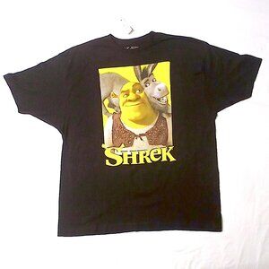 DreamWorks Shrek Graphic Tee – 3XL (54/56) – NWT – Black – Official